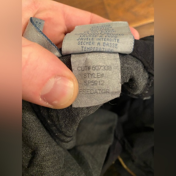 SOLD Gold Waxed Robin’s Jeans Buckle Denim Jeans - Picture 4 of 11